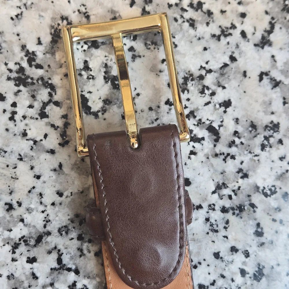 Martin Dingman Milled Leather Belt | Made in USA | Size 36 / 90